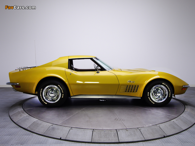 Corvette Stingray 350 LT1 (C3) 1970–72 pictures (640 x 480)