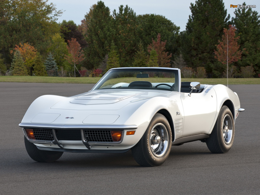 Corvette 350 LT1 Convertible (C3) 1970 wallpapers (1024 x 768)