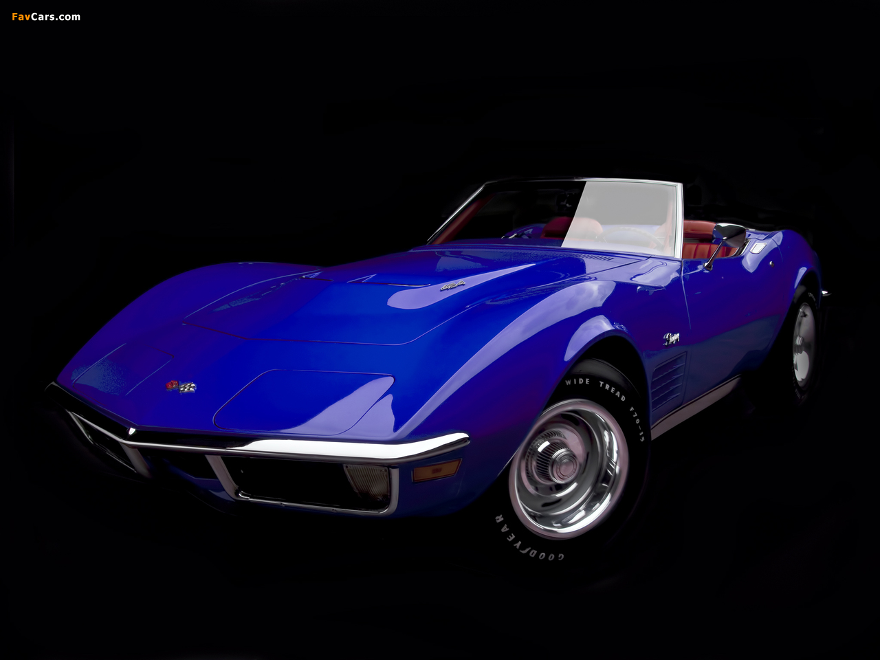 Corvette Stingray Convertible (C3) 1970–72 wallpapers (1280 x 960)