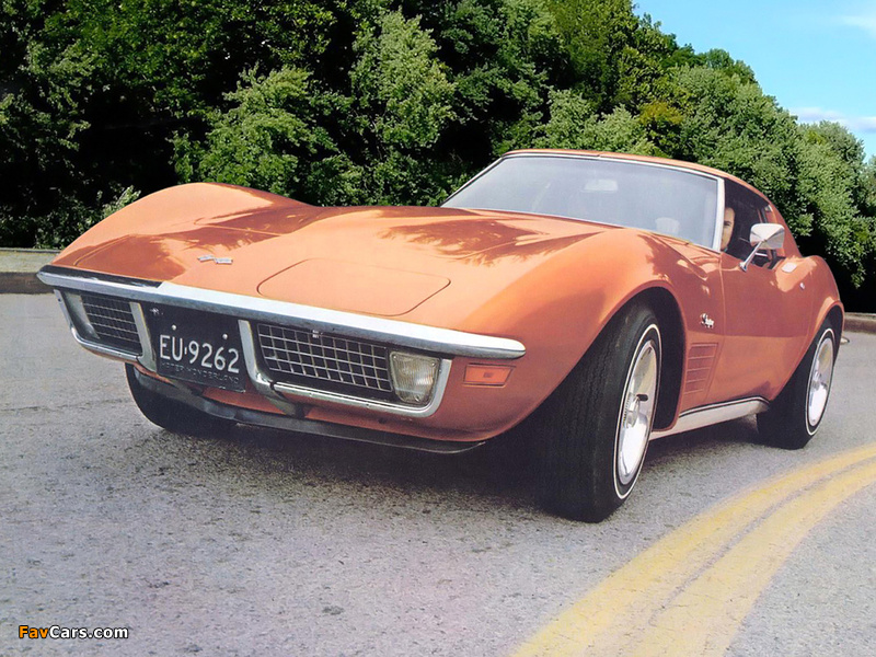 Corvette Stingray (C3) 1970–72 wallpapers (800 x 600)