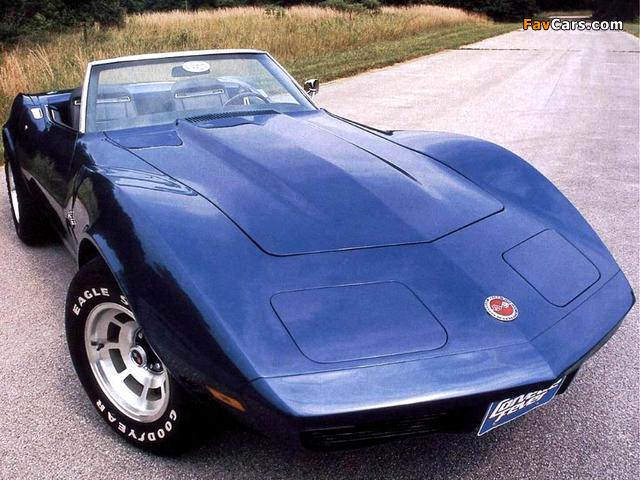 Corvette Stingray Convertible (C3) 1973 pictures (640 x 480)