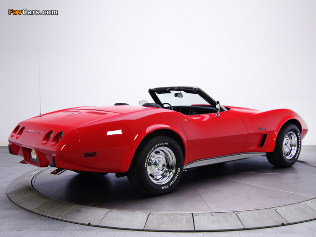 Corvette Stingray Convertible (C3) 1974–75 images (640 x 480)