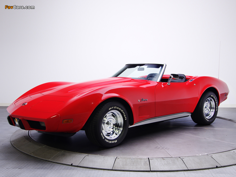 Corvette Stingray Convertible (C3) 1974–75 photos (800 x 600)