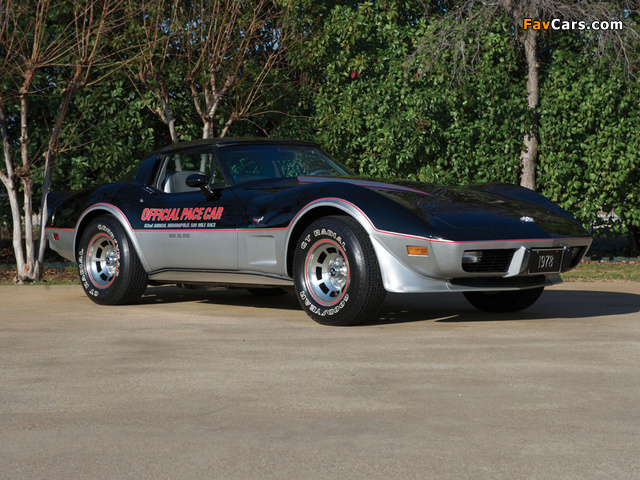 Corvette Indy 500 Pace Car Replica (C3) 1978 photos (640 x 480)