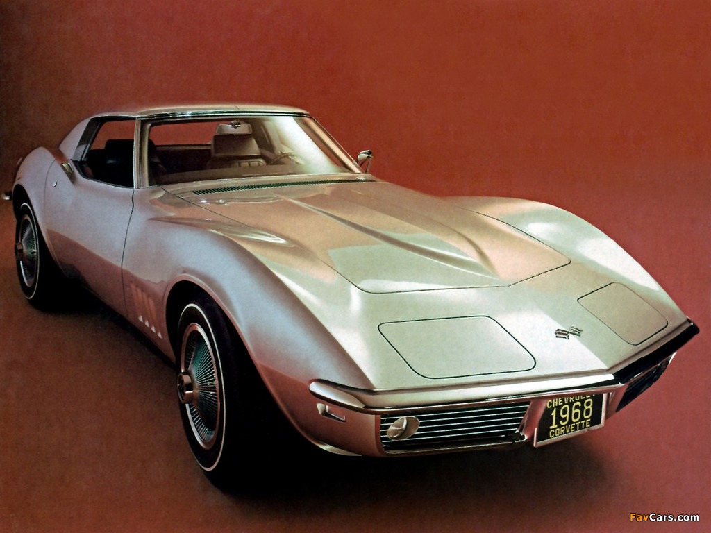 Images of Corvette Sting Ray Coupe (C3) 1968 (1024 x 768)