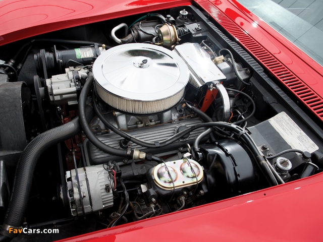 Images of Corvette Stingray LT1 350/255 HP Convertible (C3) 1972 (640 x 480)
