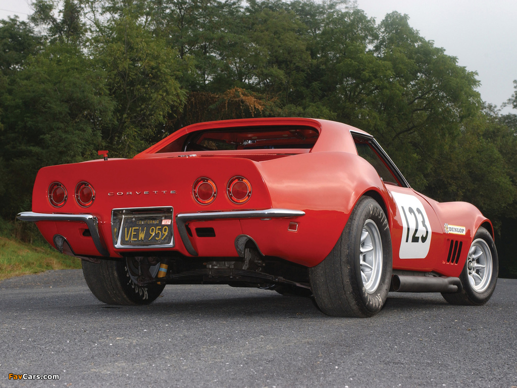 Photos of Corvette L89 427 Race Car (C3) 1968 (1024 x 768)