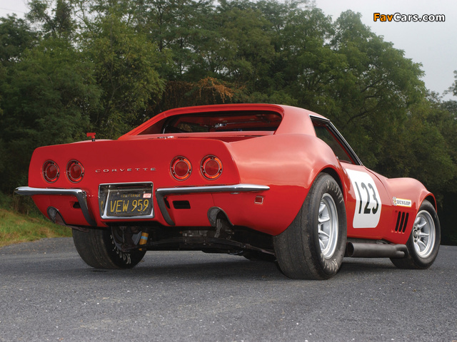 Photos of Corvette L89 427 Race Car (C3) 1968 (640 x 480)