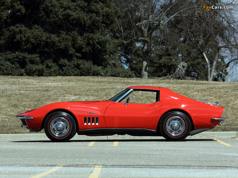 Photos of Corvette Stingray L36 427 Coupe (C3) 1969 (800 x 600)