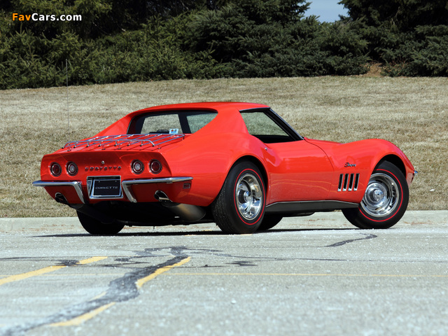 Photos of Corvette Stingray L36 427 Coupe (C3) 1969 (640 x 480)
