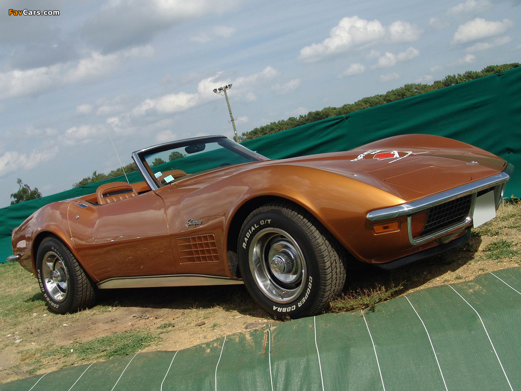 Photos of Corvette Stingray Convertible (C3) 1970–72 (1024 x 768)