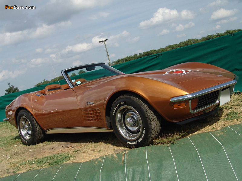 Photos of Corvette Stingray Convertible (C3) 1970–72 (800 x 600)