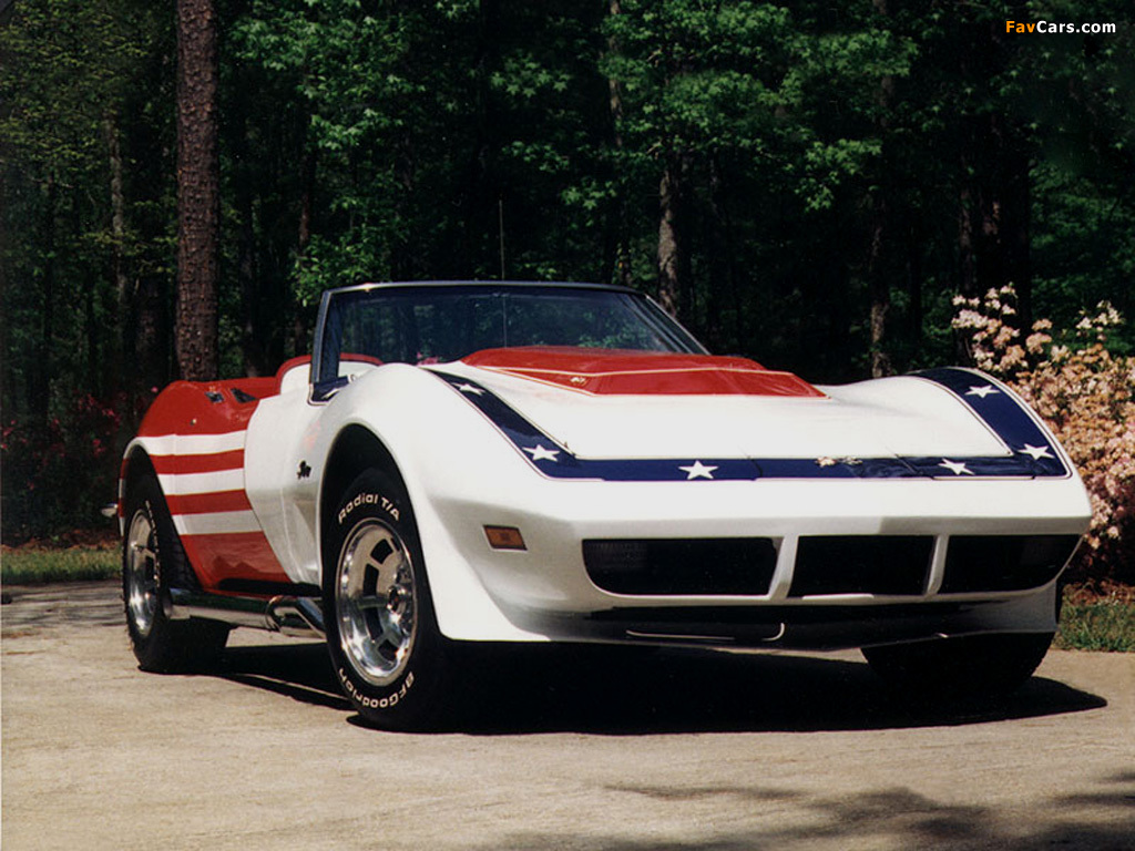 Photos of Corvette Stingray Convertible (C3) 1973 (1024 x 768)