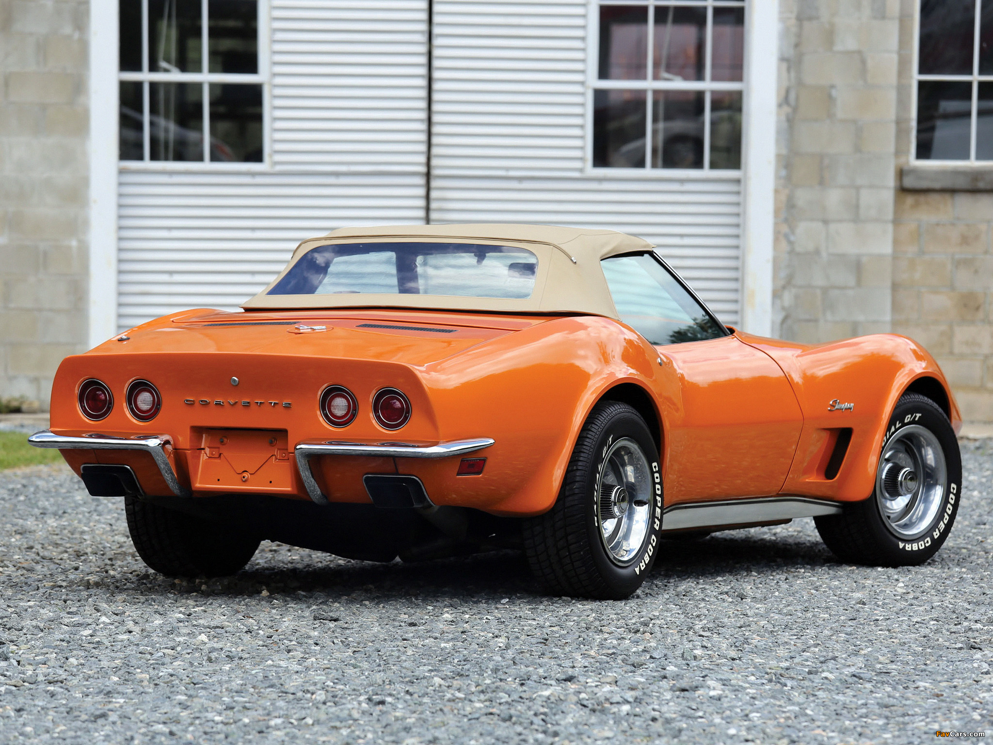 Photos of Corvette Stingray Convertible (C3) 1973 (2048 x 1536)