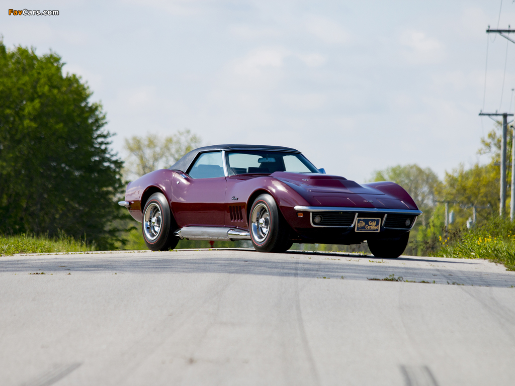 Pictures of Chevrolet Corvette Stingray L88 (19467) 1969 (1024 x 768)