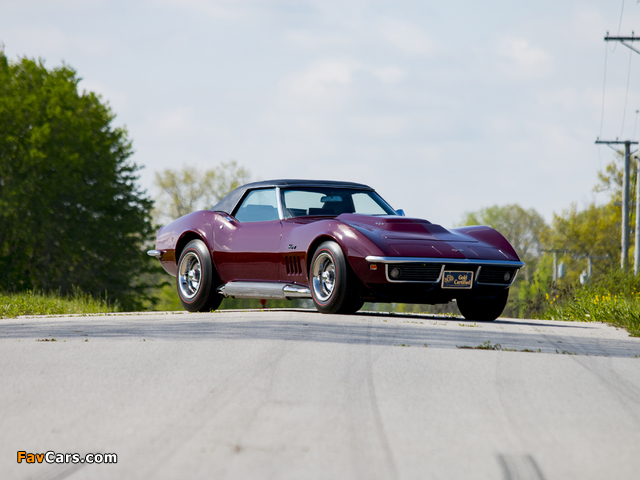 Pictures of Chevrolet Corvette Stingray L88 (19467) 1969 (640 x 480)