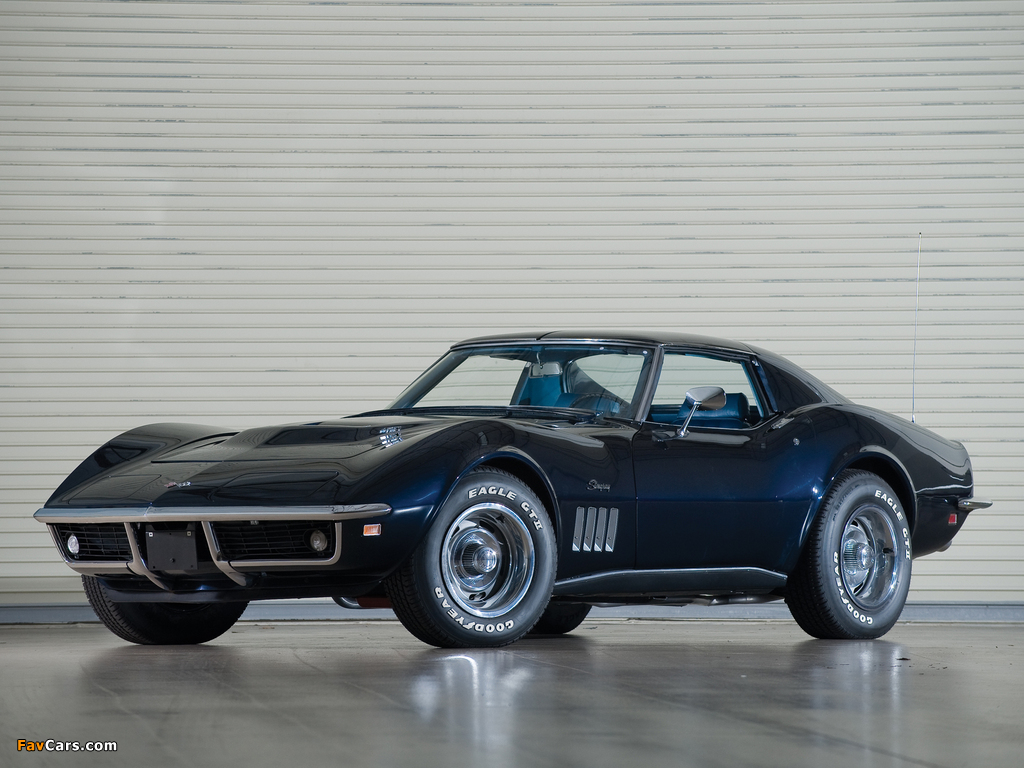 Pictures of Corvette Stingray L36 427 Coupe (C3) 1969 (1024 x 768)