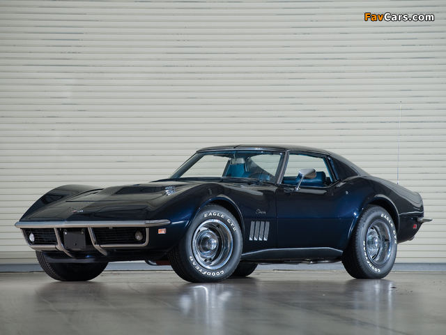Pictures of Corvette Stingray L36 427 Coupe (C3) 1969 (640 x 480)