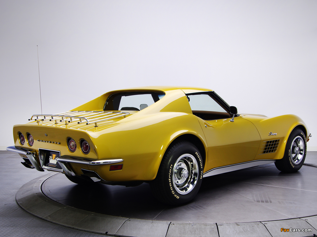 Pictures of Corvette Stingray 350 LT1 (C3) 1970–72 (1024 x 768)