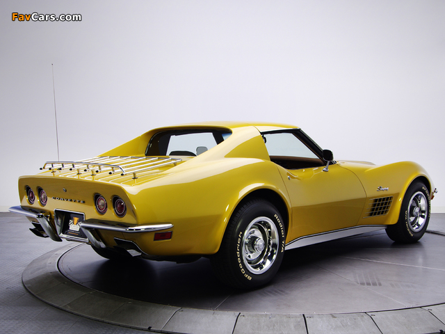 Pictures of Corvette Stingray 350 LT1 (C3) 1970–72 (640 x 480)