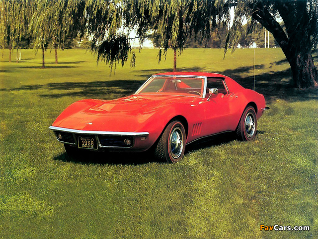 Corvette Sting Ray Coupe (C3) 1968 wallpapers (640 x 480)