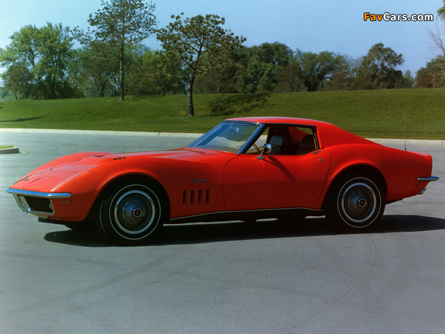 Corvette Stingray L89 427 Coupe (C3) 1969 wallpapers (640 x 480)