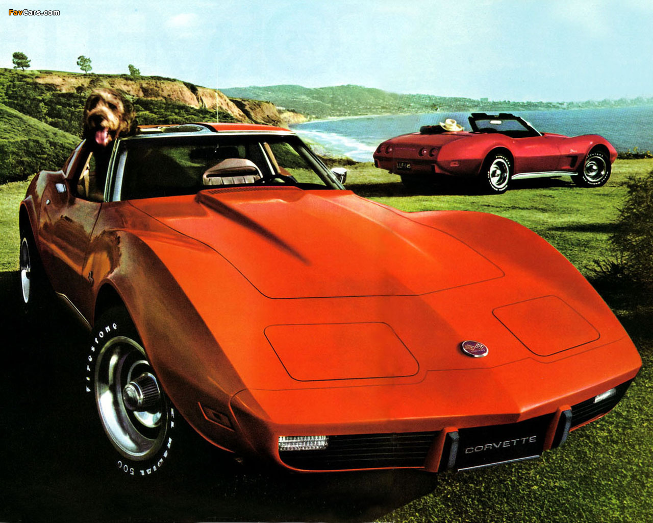 Corvette Stingray (C3) 1974–76 wallpapers (1280 x 1024)