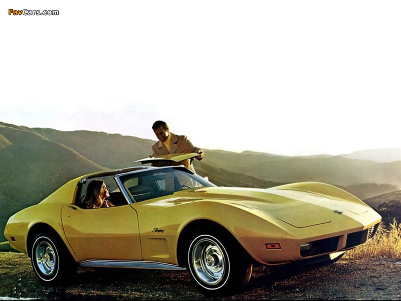Corvette Stingray (C3) 1974–76 wallpapers (800 x 600)