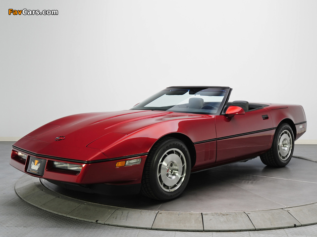 Corvette Convertible (C4) 1986–91 images (640 x 480)