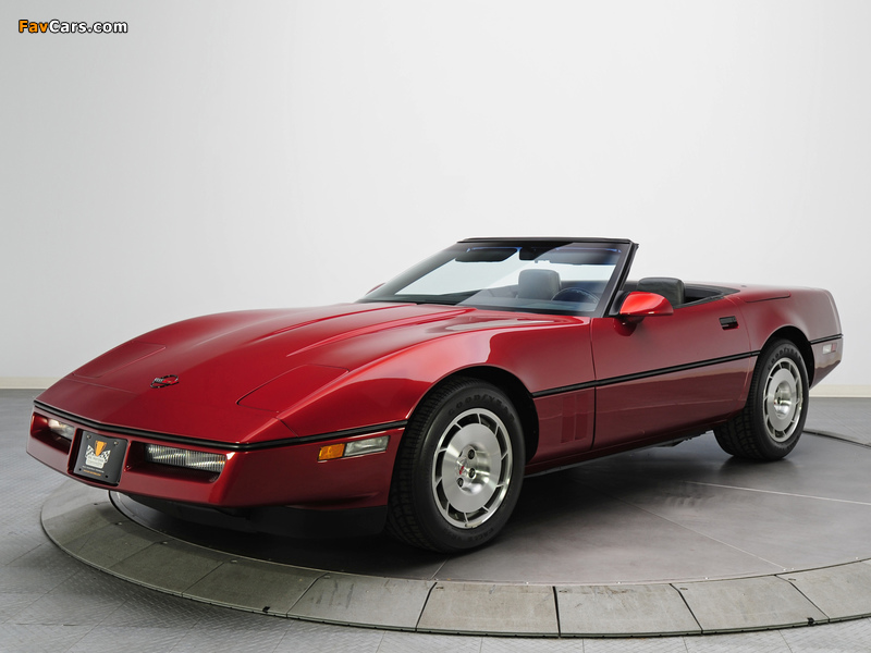 Corvette Convertible (C4) 1986–91 images (800 x 600)
