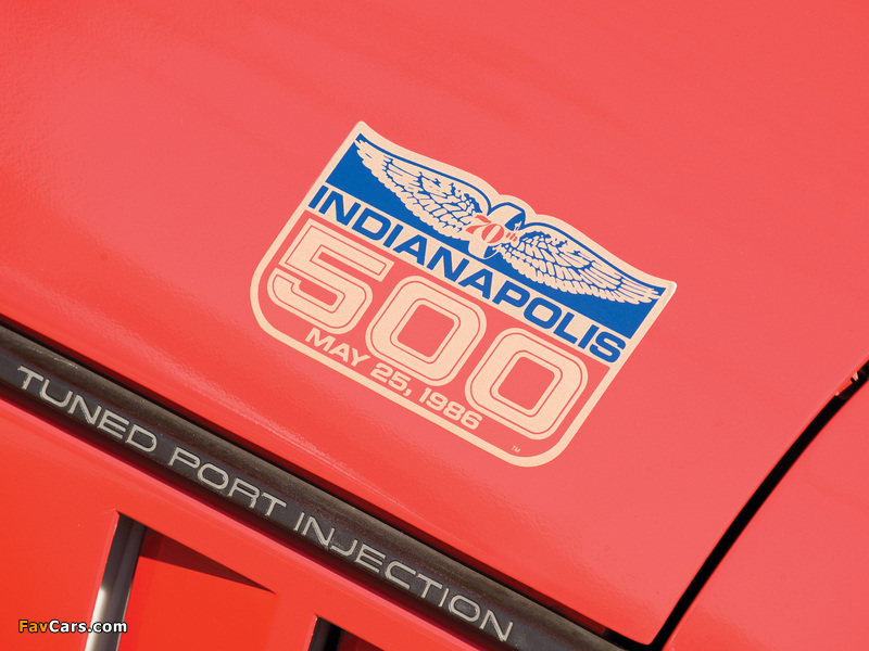 Corvette Convertible Indy 500 Pace Car (C4) 1986 photos (800 x 600)