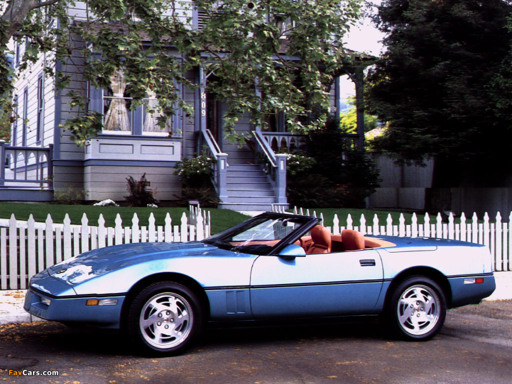 Corvette Convertible (C4) 1986–91 pictures (1024 x 768)