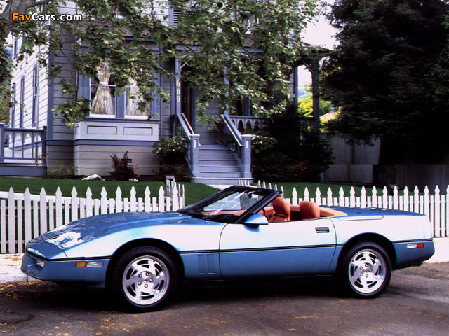 Corvette Convertible (C4) 1986–91 pictures (640 x 480)