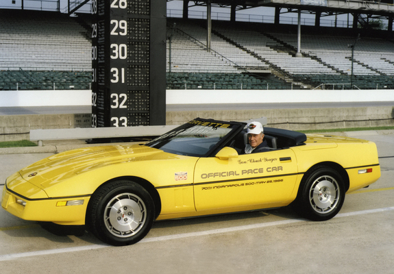 Corvette Convertible Indy 500 Pace Car (C4) 1986 wallpapers