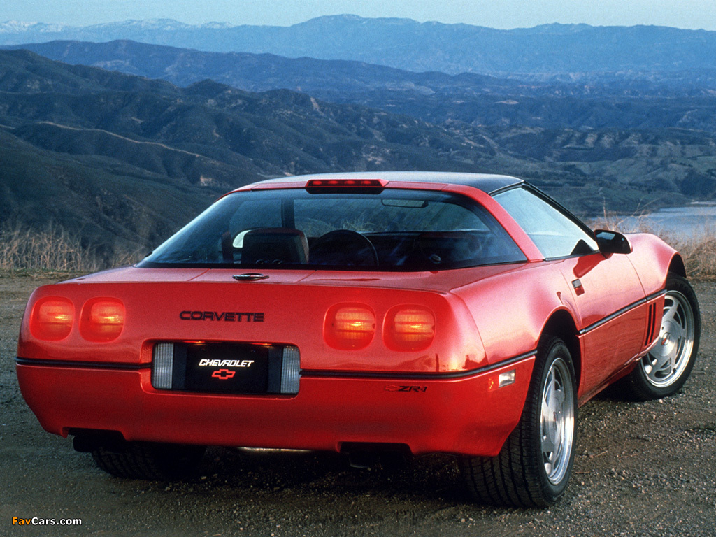 Corvette ZR-1 Coupe (C4) 1990 images (1024 x 768)