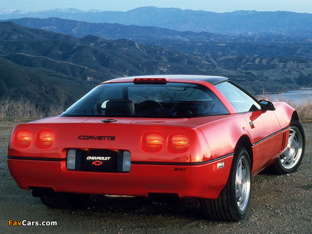 Corvette ZR-1 Coupe (C4) 1990 images (640 x 480)