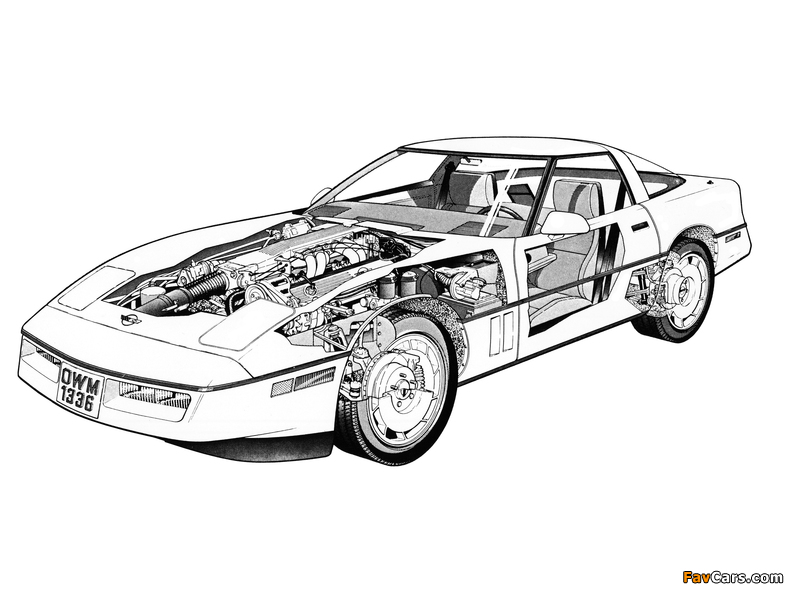 Corvette ZR-1 Coupe (C4) 1990 pictures (800 x 600)