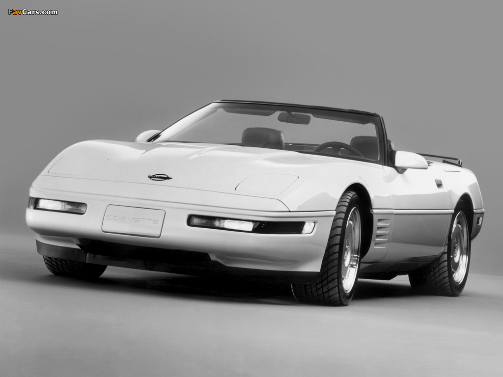 Corvette Convertible (C4) 1991–96 images (1024 x 768)