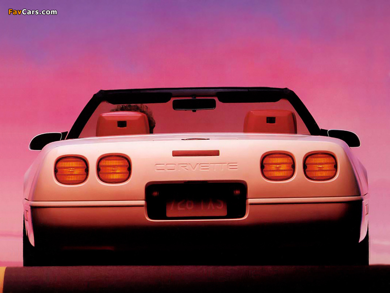 Corvette Convertible (C4) 1991–96 images (800 x 600)