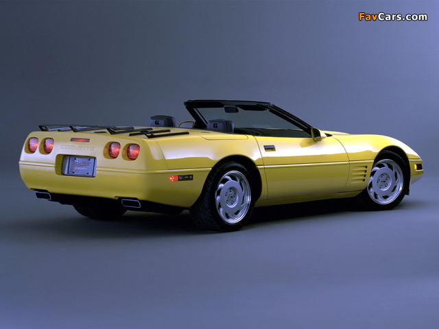 Corvette Convertible (C4) 1991–96 images (640 x 480)