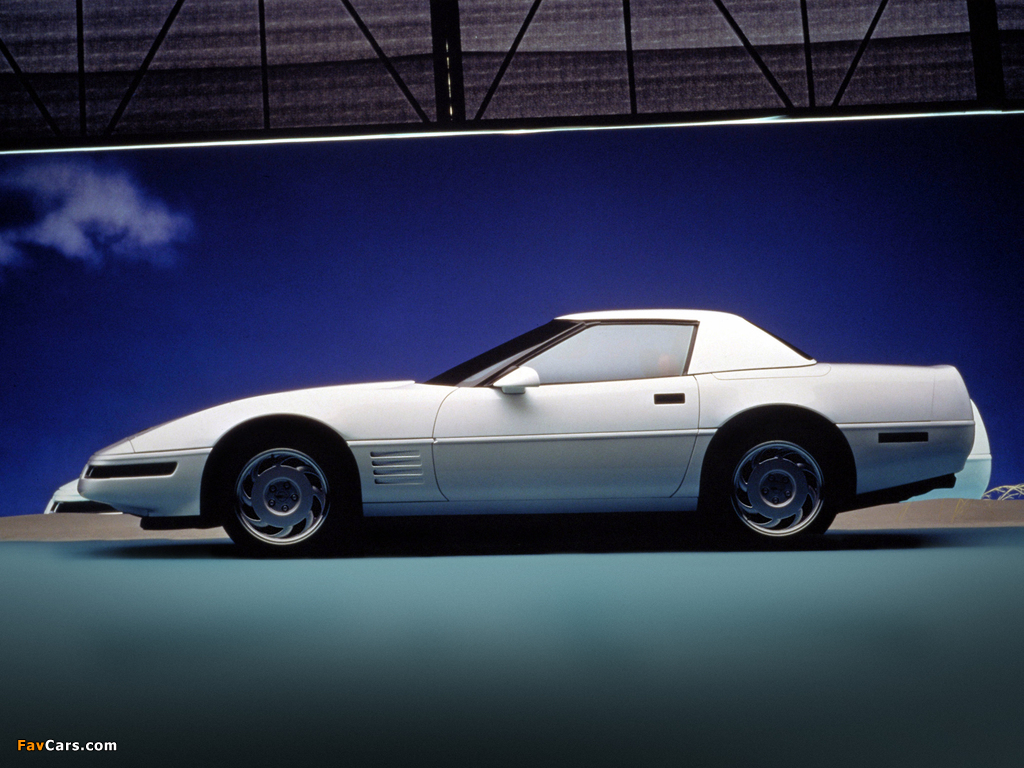 Corvette Convertible (C4) 1991–96 wallpapers (1024 x 768)