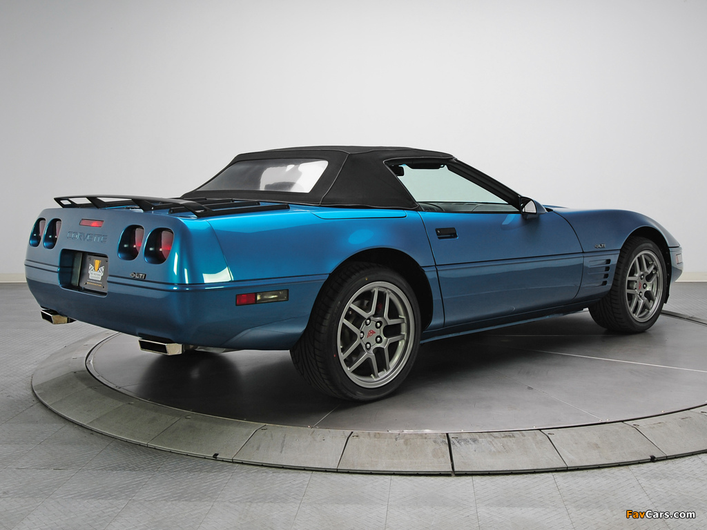 Corvette Convertible (C4) 1991–96 wallpapers (1024 x 768)