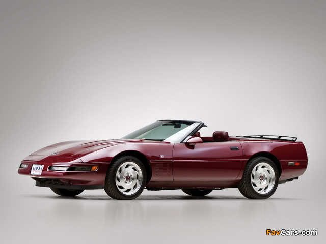 Corvette Convertible 40th Anniversary (C4) 1993 images (640 x 480)