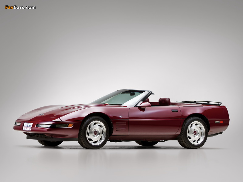 Corvette Convertible 40th Anniversary (C4) 1993 images (800 x 600)