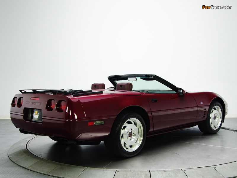 Corvette Convertible 40th Anniversary (C4) 1993 photos (800 x 600)