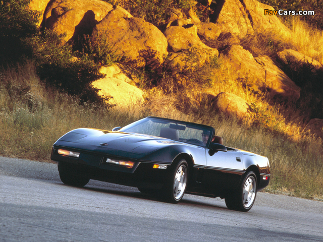 Photos of Corvette Convertible (C4) 1986–91 (640 x 480)