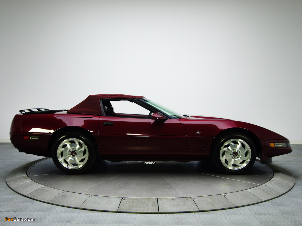 Photos of Corvette Convertible 40th Anniversary (C4) 1993 (1024 x 768)