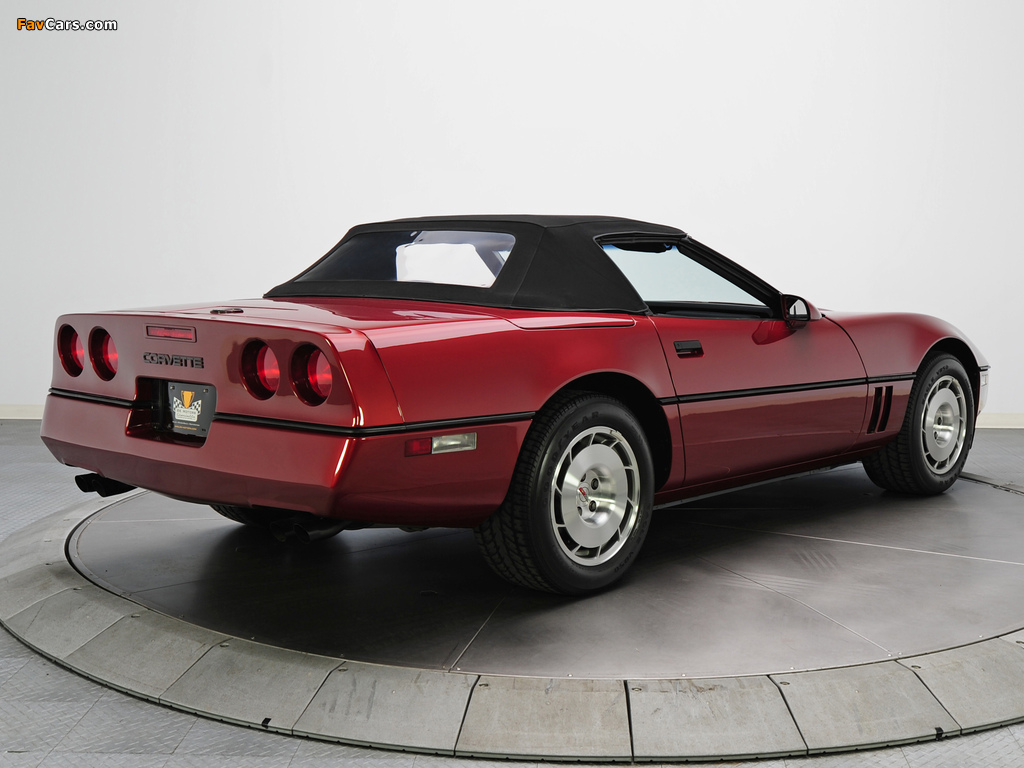 Pictures of Corvette Convertible (C4) 1986–91 (1024 x 768)