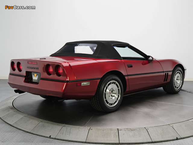 Pictures of Corvette Convertible (C4) 1986–91 (640 x 480)
