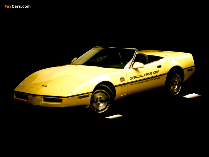Pictures of Corvette Convertible Indy 500 Pace Car (C4) 1986 (800 x 600)